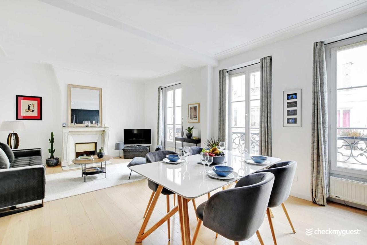 Elegant Apartment - 1Br-4P - Les Batignolles Párizs Kültér fotó