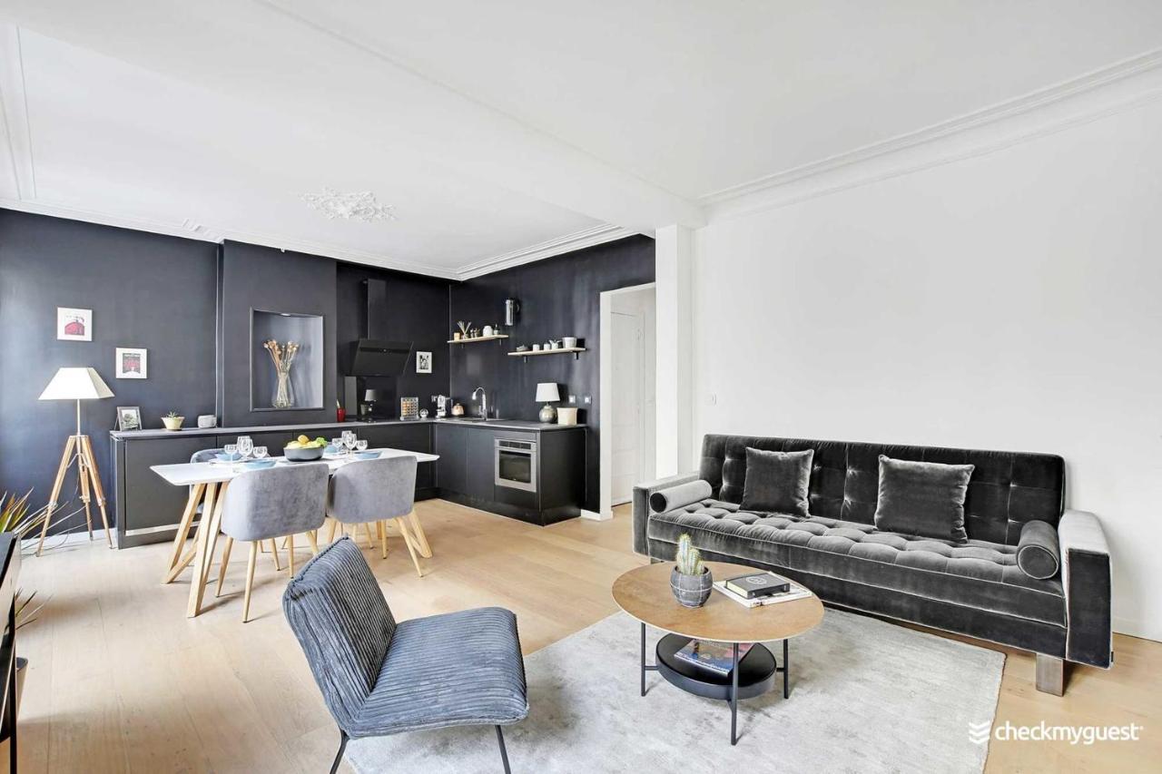 Elegant Apartment - 1Br-4P - Les Batignolles Párizs Kültér fotó