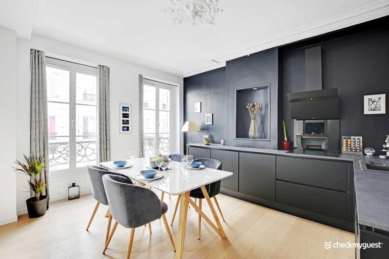 Elegant Apartment - 1Br-4P - Les Batignolles Párizs Kültér fotó